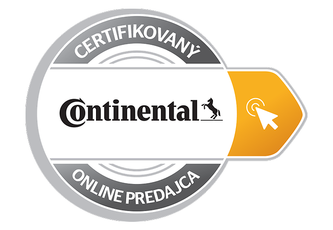 Certifikovaný predajca Continental Continental certifikát